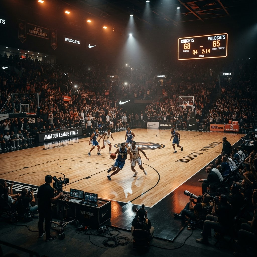 Basketball league game